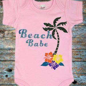 New! Beach Babe Onesie